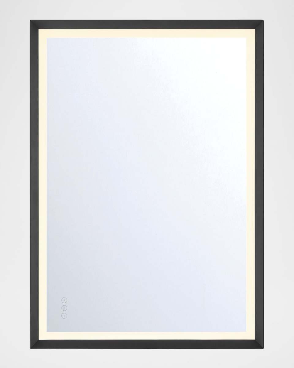 Artell 42" LED Lighted Mirror, Black